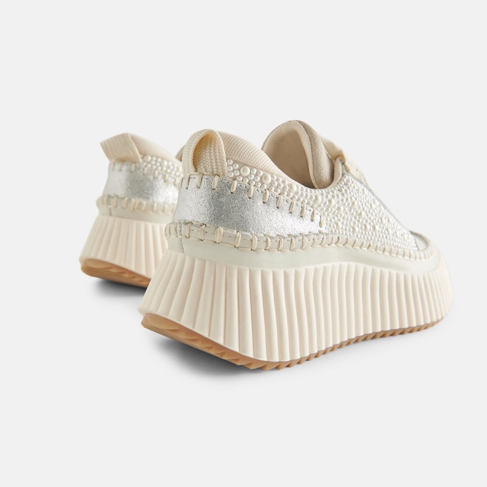 Dolce Vita Dolen Sneaker - Vanilla Pearls, SZ 6.5 NWOB MSRP $170 - Picture 6 of 10
